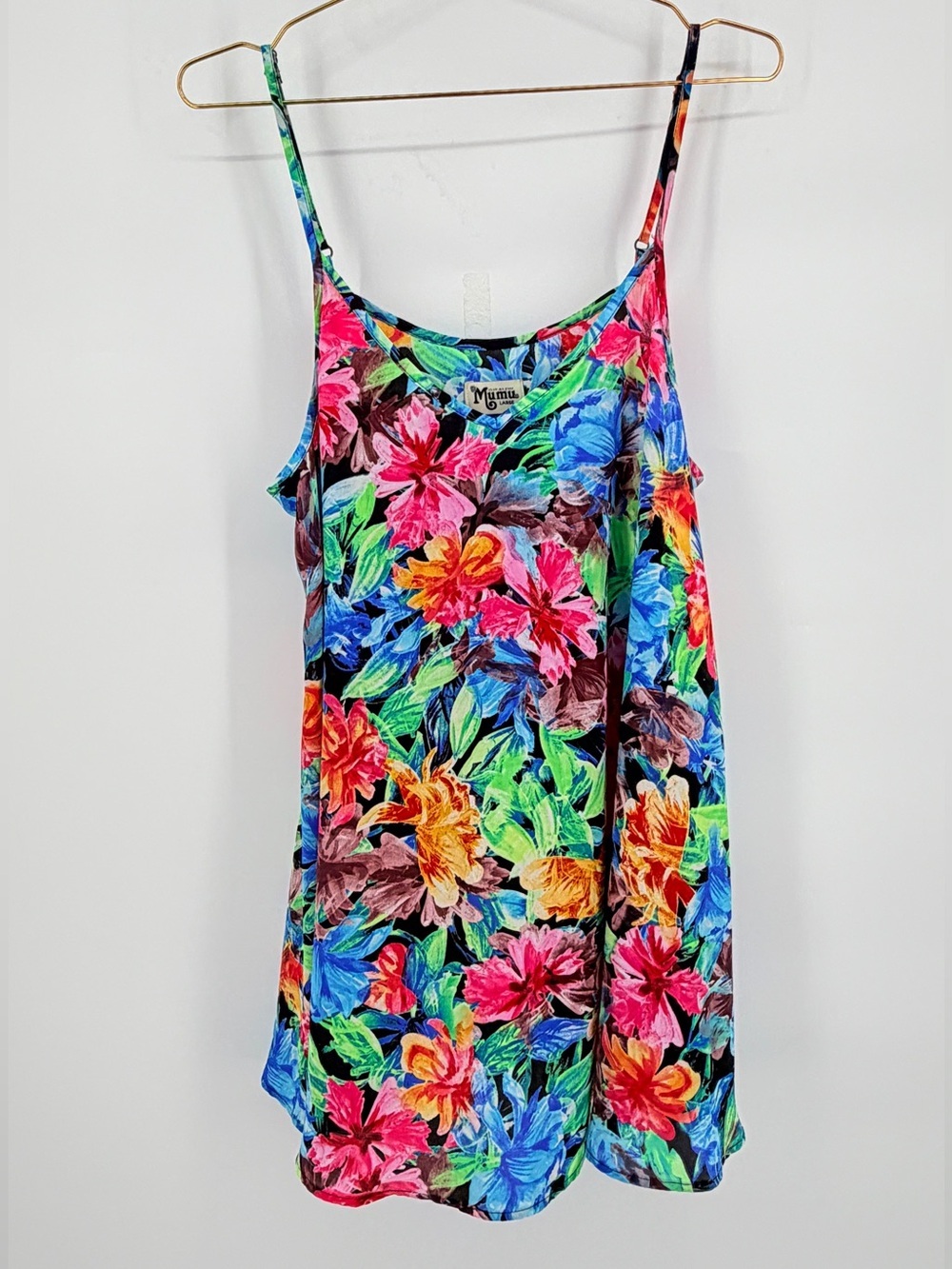 Show Me Your Mumu Floral Swing Cami Tank Top Multicolor Size Large
